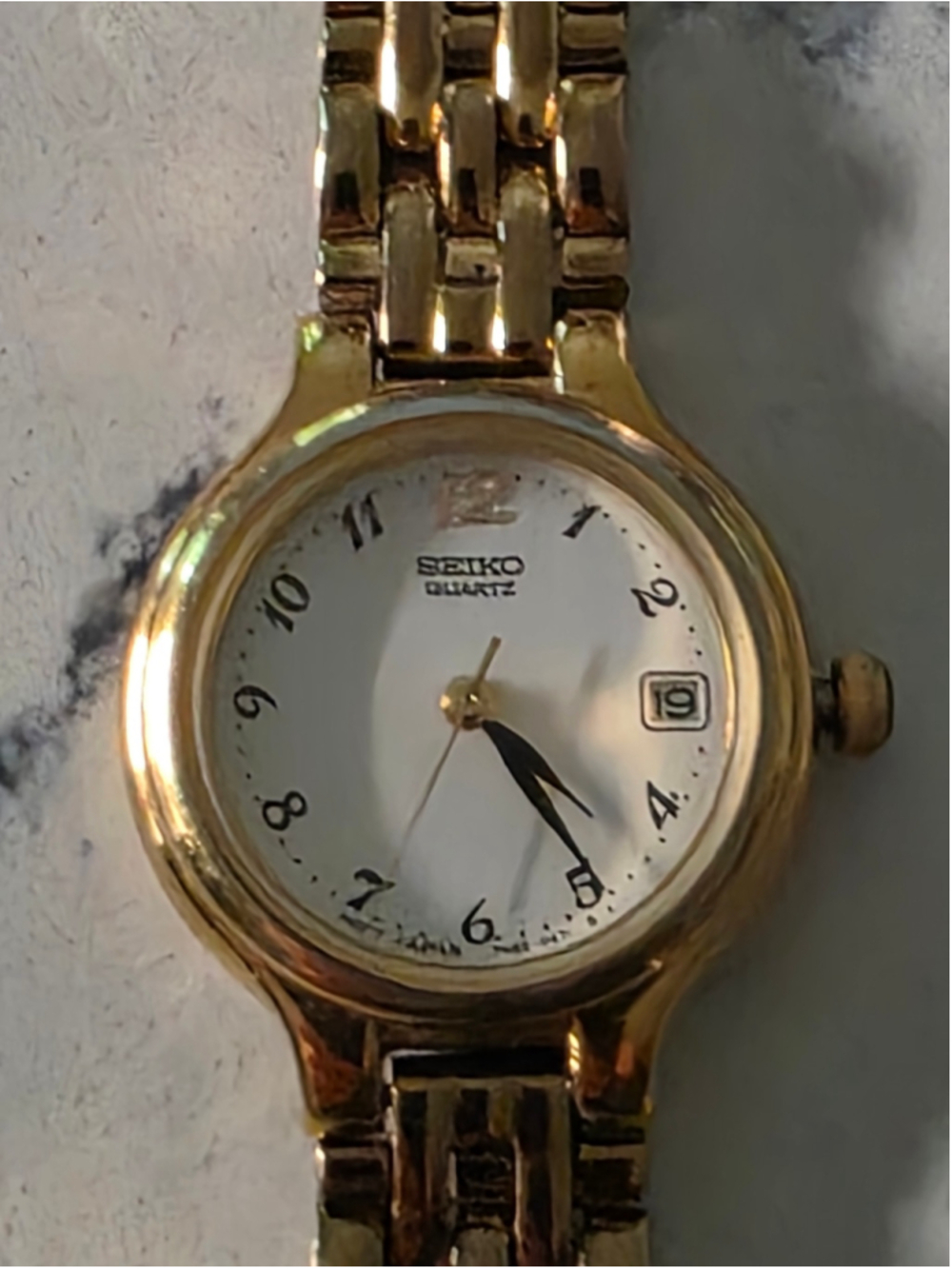 Women's Seiko Quartz Gold-Tone Analog Watch, One Size